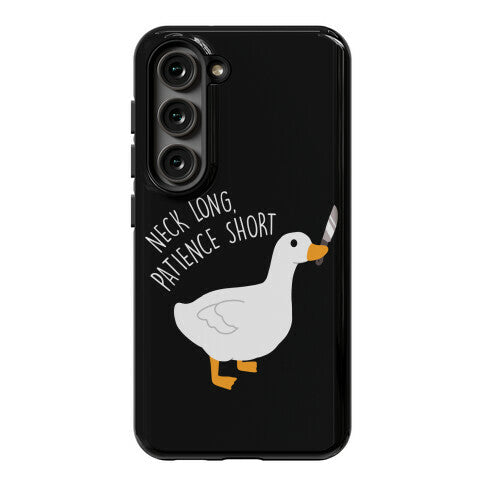 Neck Long, Patience Short Goose Phone Case